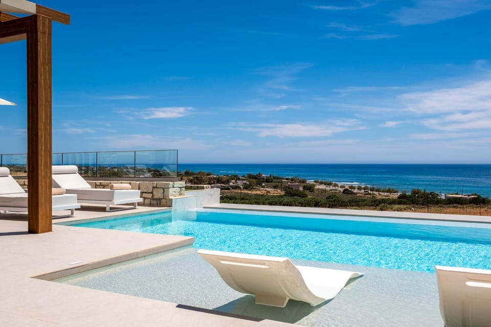 Patio, Natural landscape, View (from property/room), Sea view, sunbed