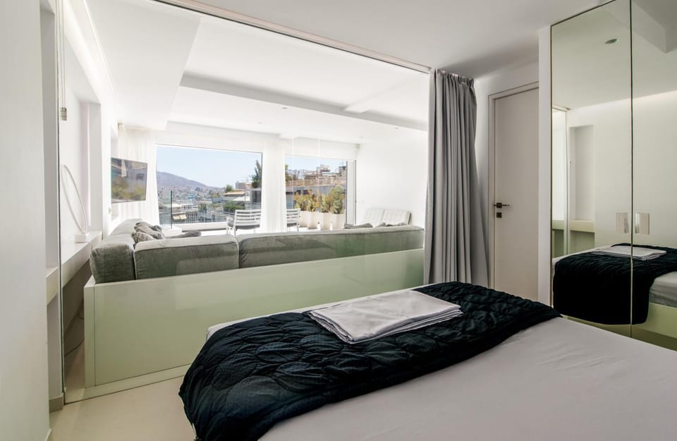 Bed, Photo of the whole room, Bedroom, towels, wardrobe