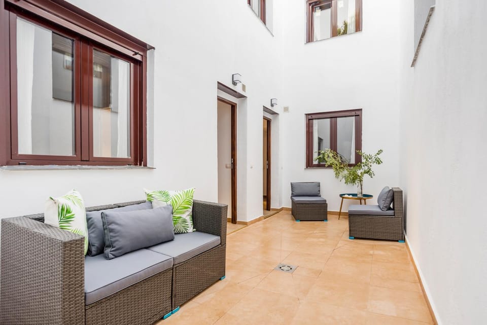Property building, Patio