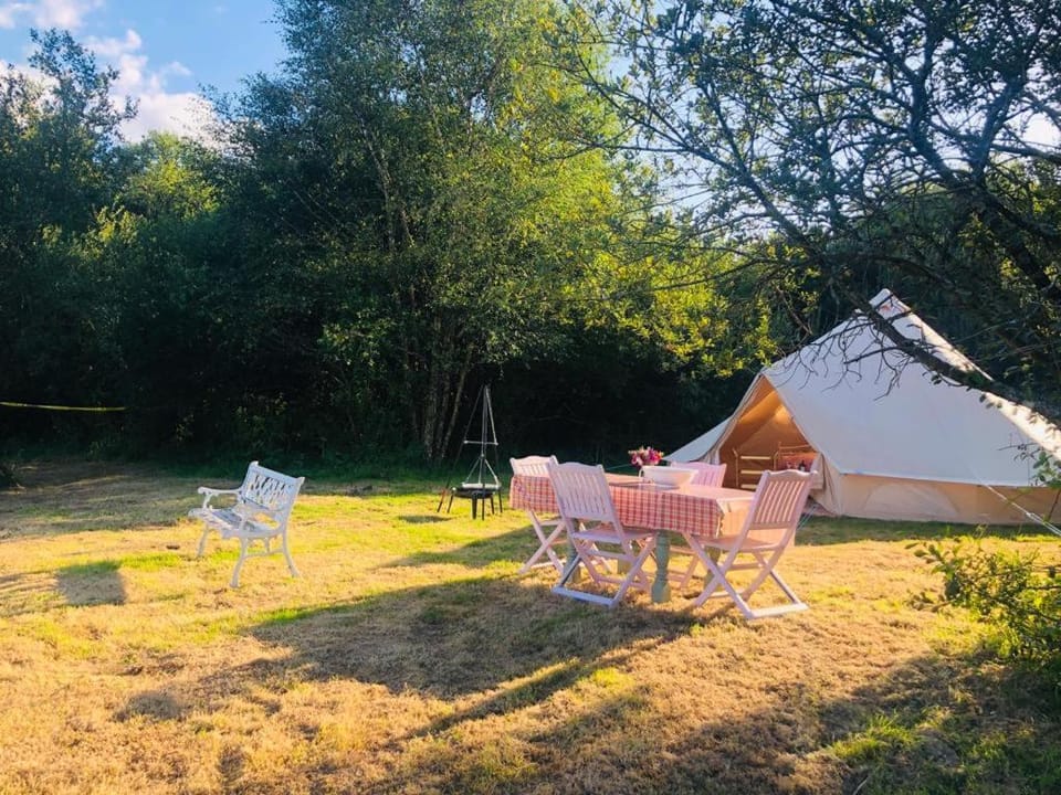 Rose glamping, self catering, bell tent Luxury tent in England