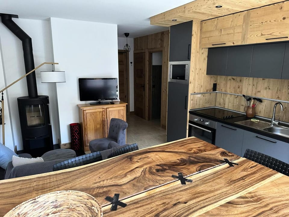 Résidence La Cry - Appartement 3 pièces - 6 personnes Vue Mont-Blanc MAE-5604 Apartment in Combloux