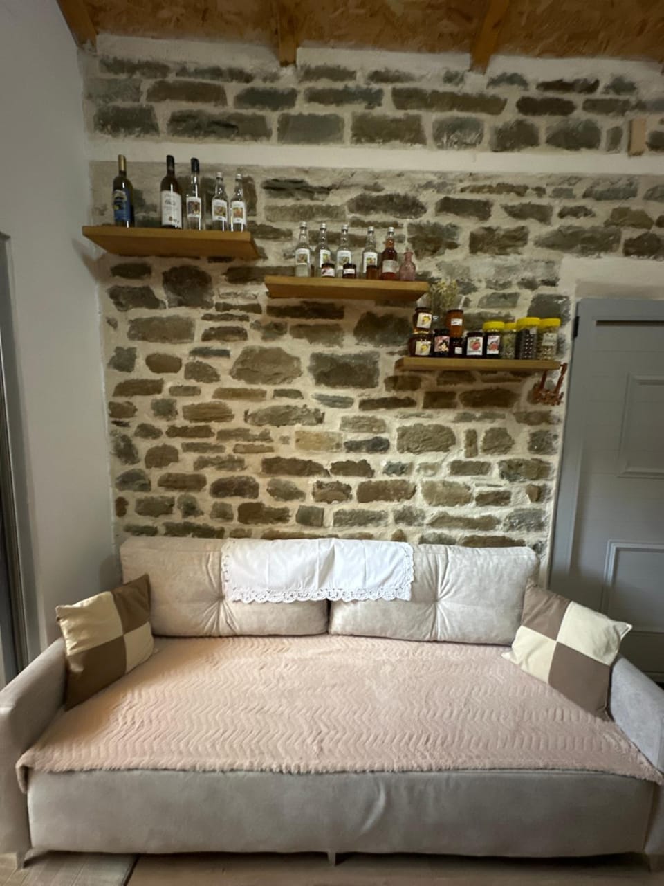 Living room, kitchen