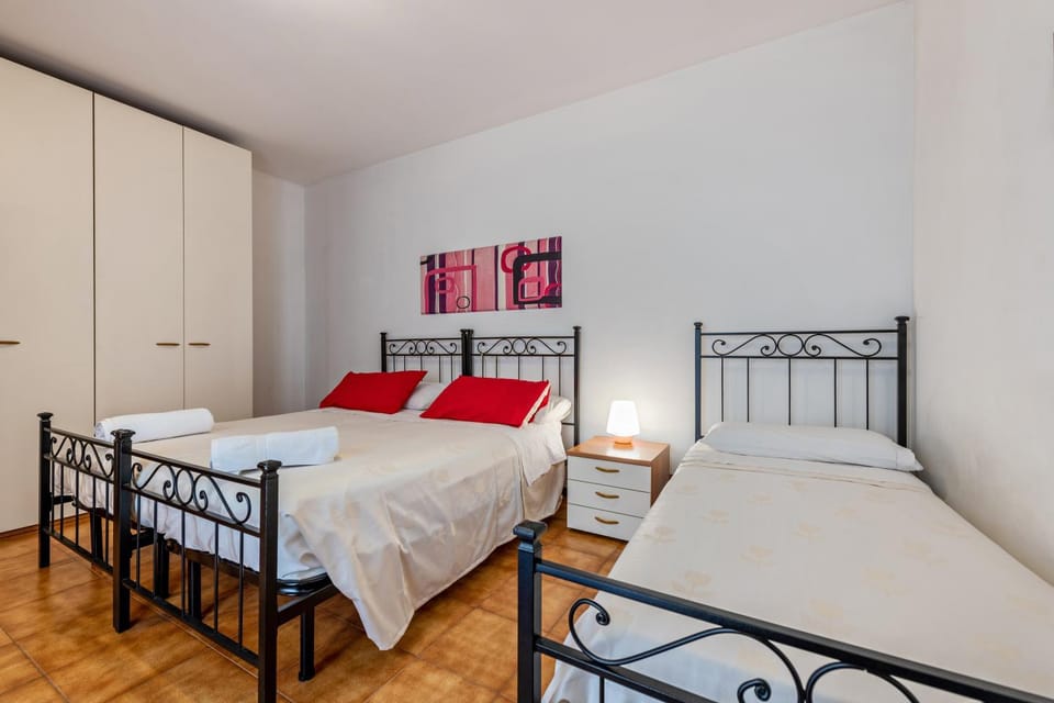 Property building, Living room, Bedroom