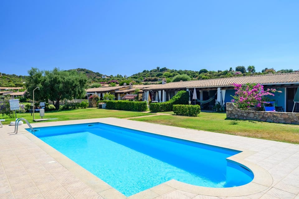 Property building, Living room, Swimming pool