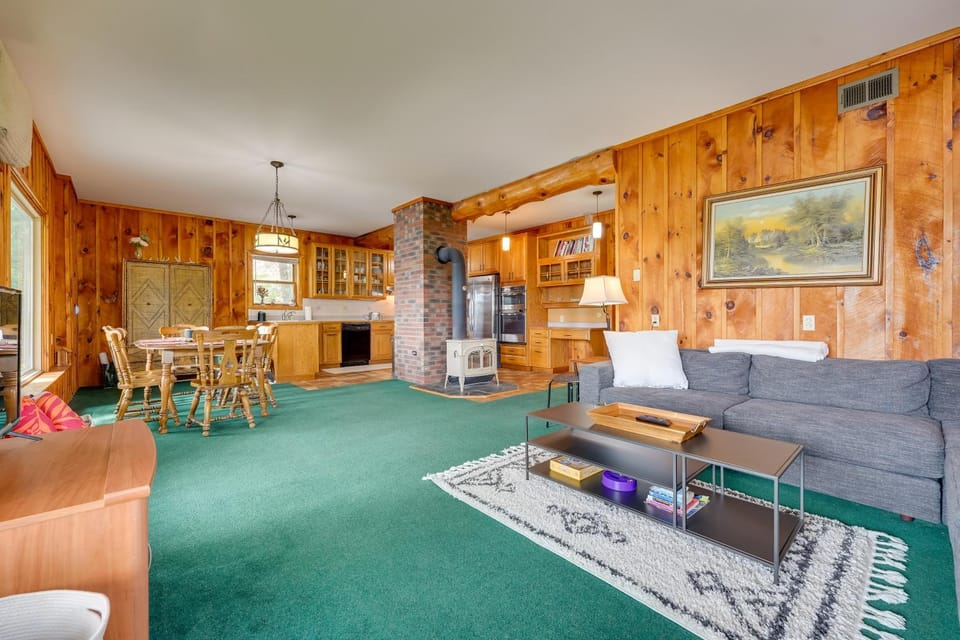 Porch & Views: Queensbury 'Three Family Lakehouse' House in Queensbury