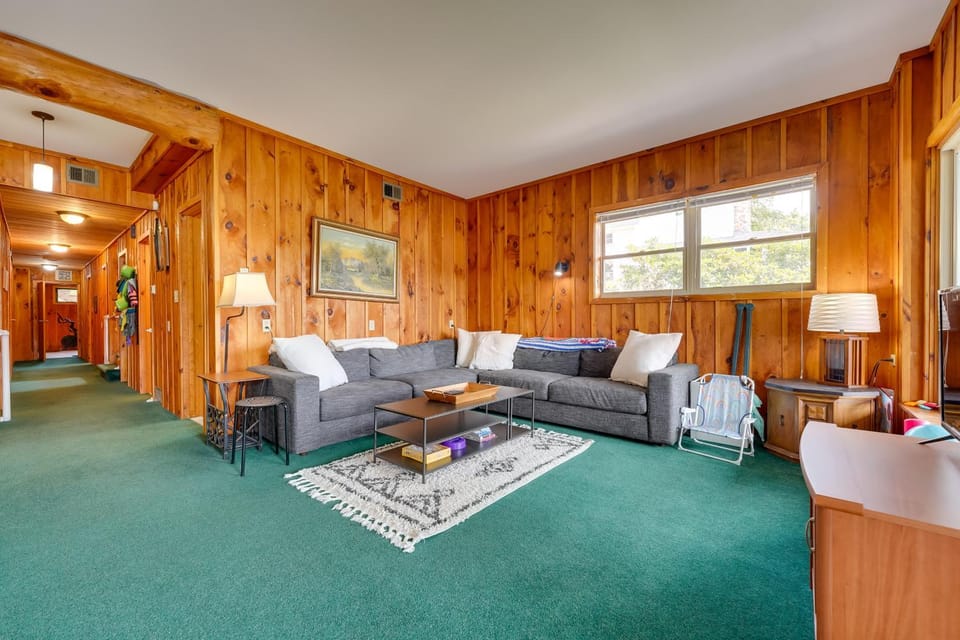 Porch & Views: Queensbury 'Three Family Lakehouse' House in Queensbury