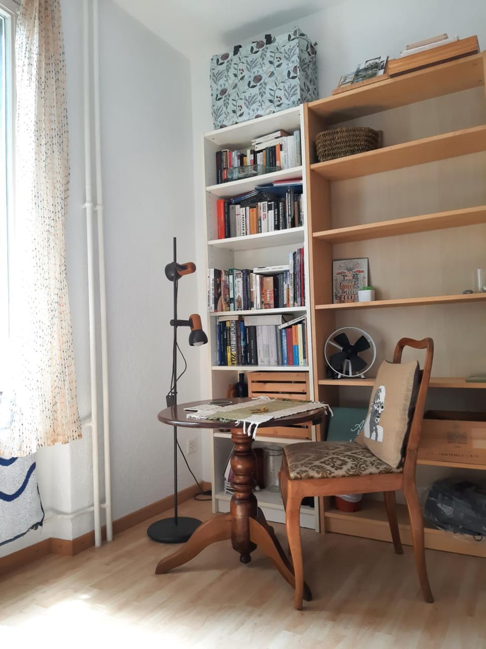 Library, Living room, Seating area