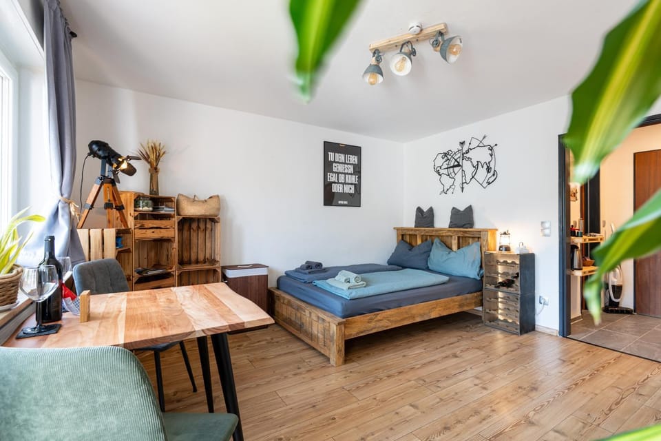 Bed, Seating area, Bedroom, Mountain view, wardrobe