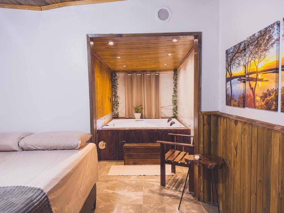 Cabana com Hidro, Lareira e Piscina Privativa House in Chapecó