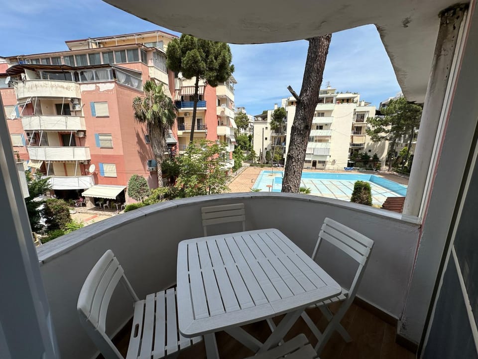 View (from property/room), Balcony/Terrace, Pool view