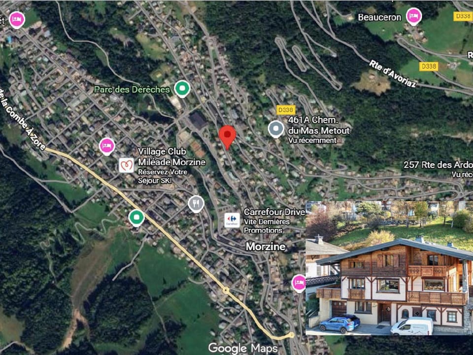 Chalet rénové 11 pers, centre de Morzine, parking Chalet in Montriond