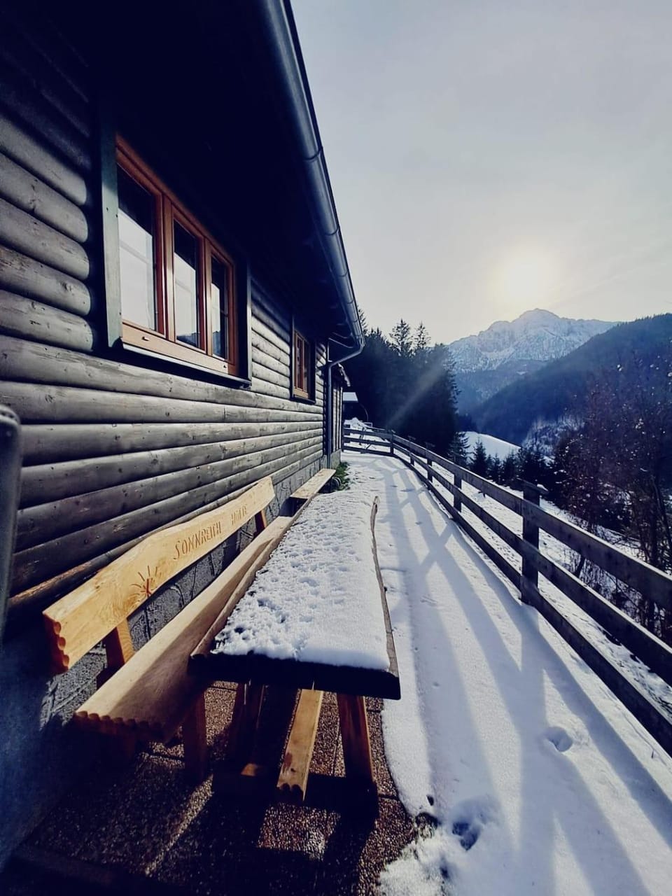Natural landscape, Winter, Mountain view