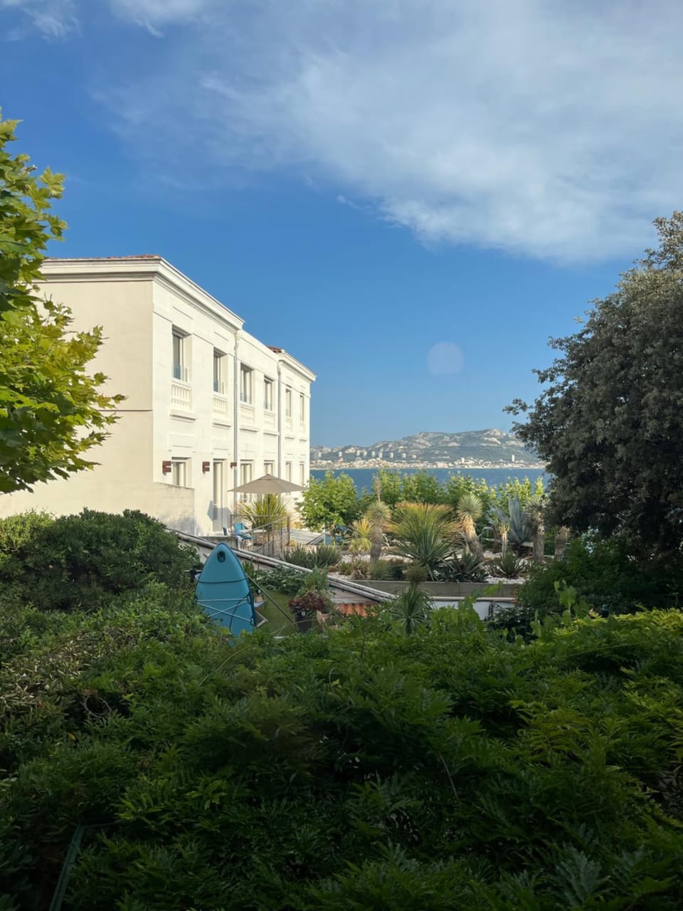 Spring, Garden view, Sea view