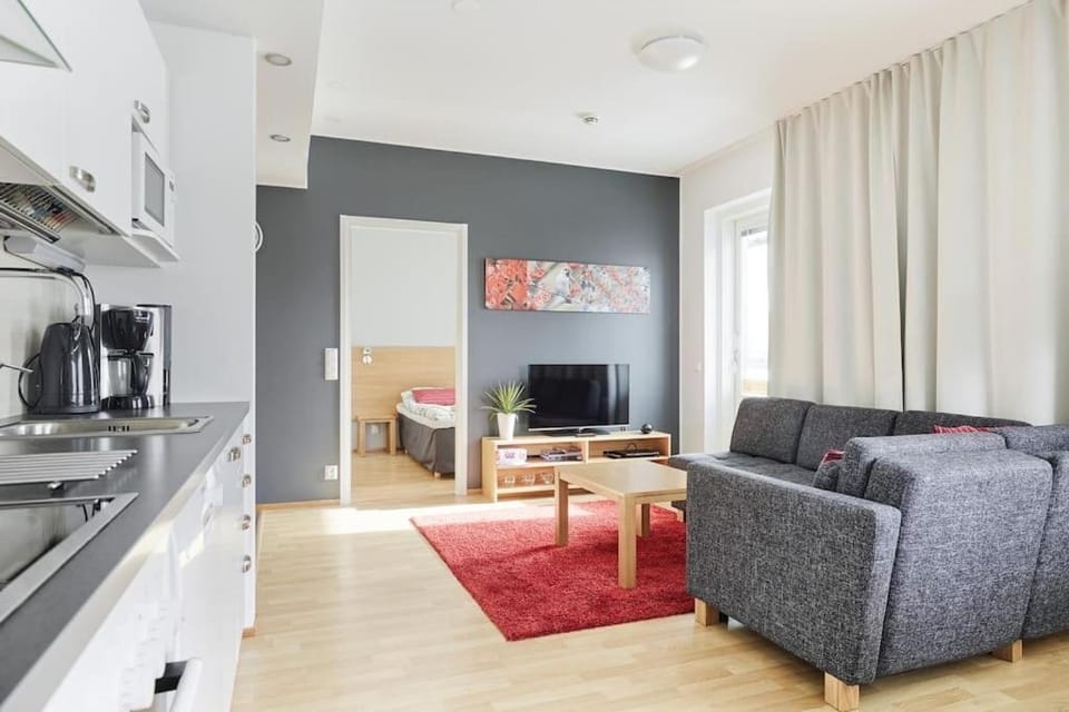 Tasokas huoneisto kaupungin keskustassa. Apartment in Finland