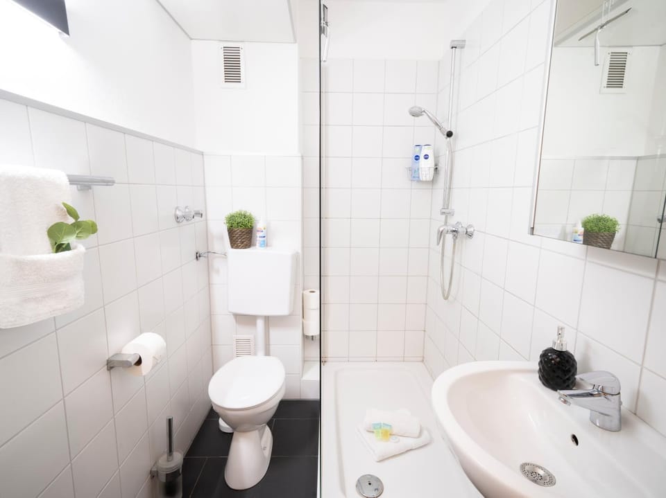 Shower, Toilet, Bathroom, towels