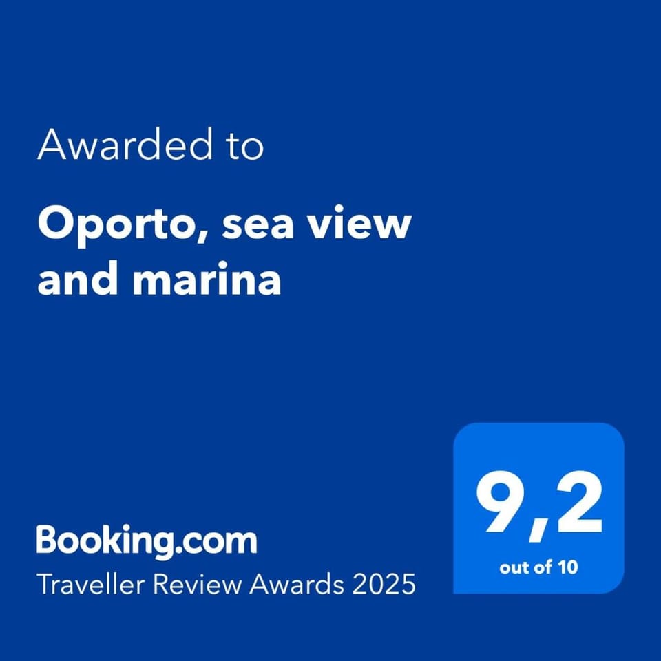 Oporto, sea view and marina Apartment in Vila Nova de Gaia