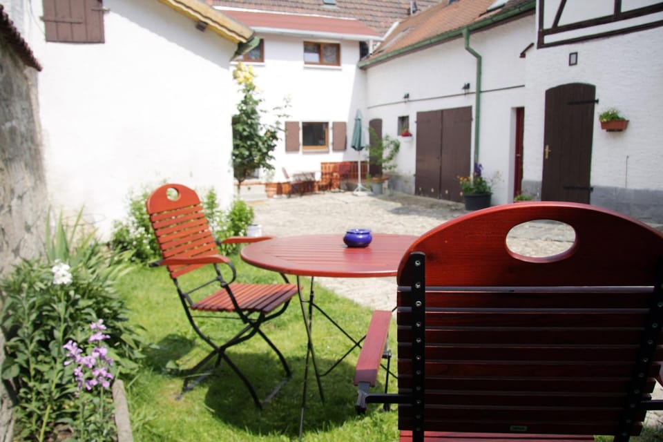 Property building, Patio