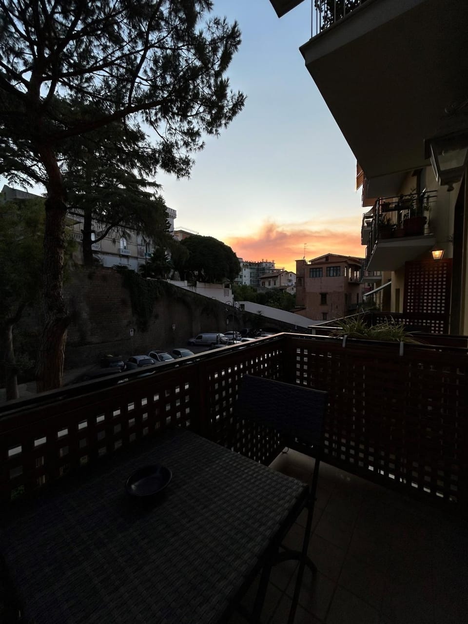 View (from property/room), Balcony/Terrace, Sunset