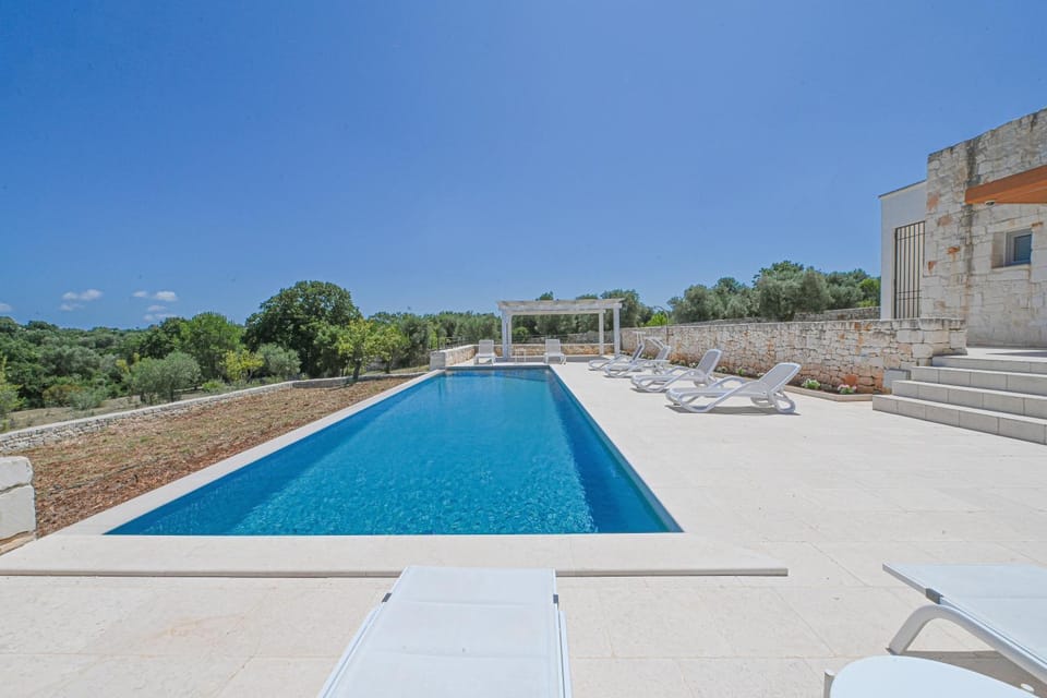 Property building, Living room, Swimming pool