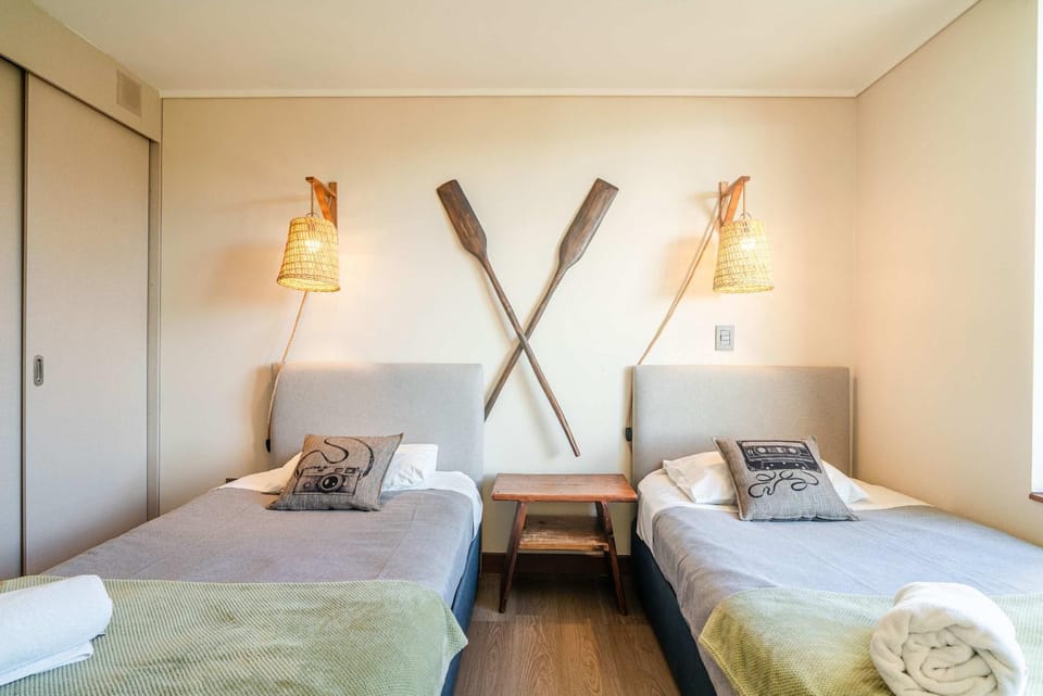 HOM I 2D2B, Estacionamiento, Terraza, Vista parcial al Lago, Wifi, Calefacción Central Apartment in Puerto Varas