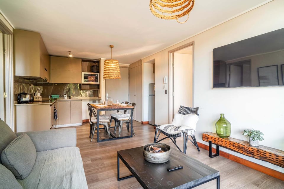 HOM I 2D2B, Estacionamiento, Terraza, Vista parcial al Lago, Wifi, Calefacción Central Apartment in Puerto Varas