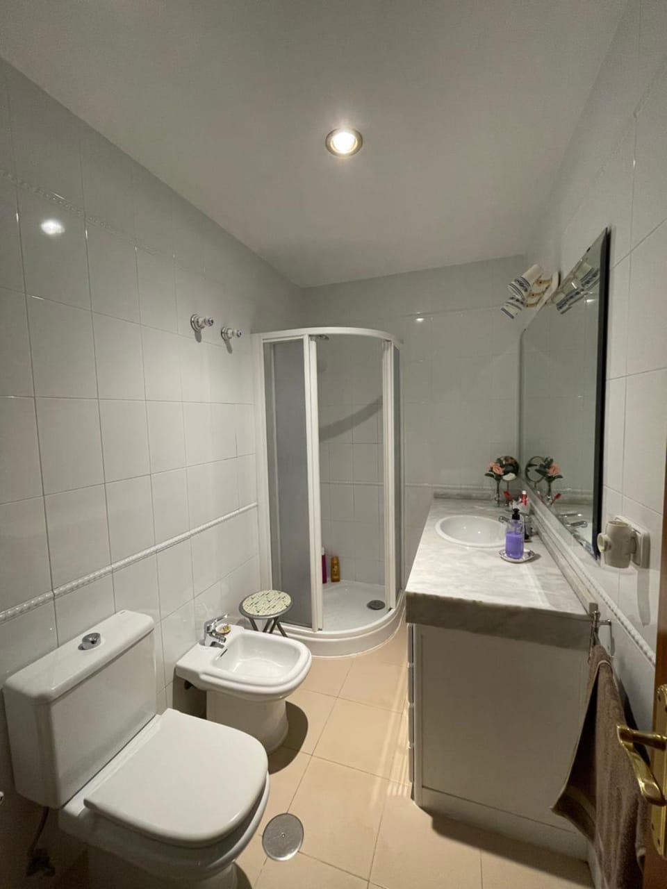 Shower, Toilet, Bathroom, Bath, bidet, towels