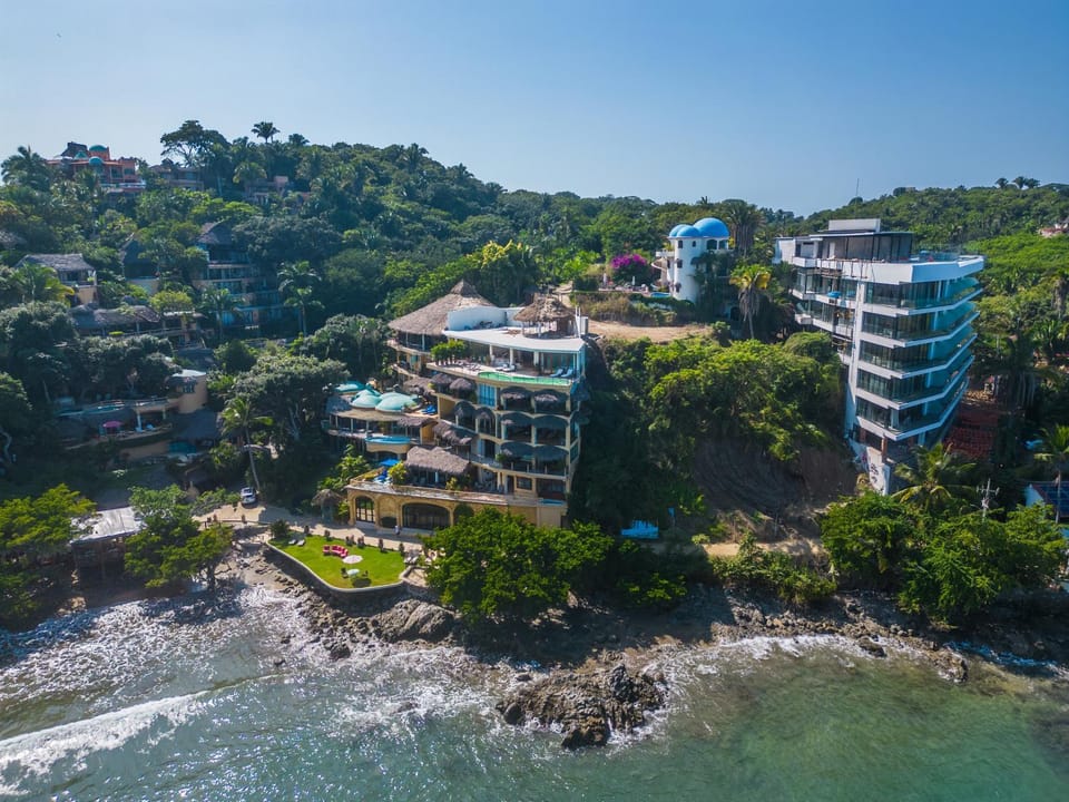 Property building, Bird's eye view, Sea view
