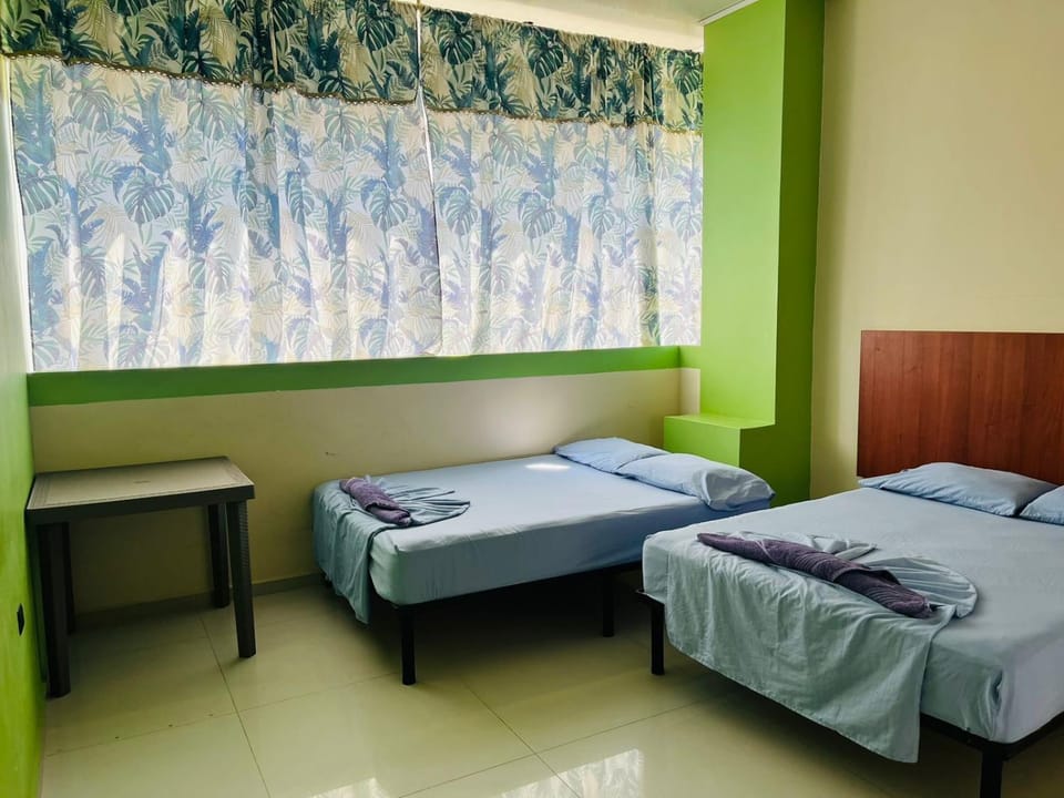 Bed, Bedroom, air conditioner