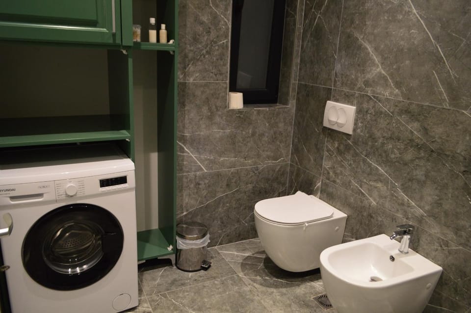 Toilet, Bathroom, washing machine