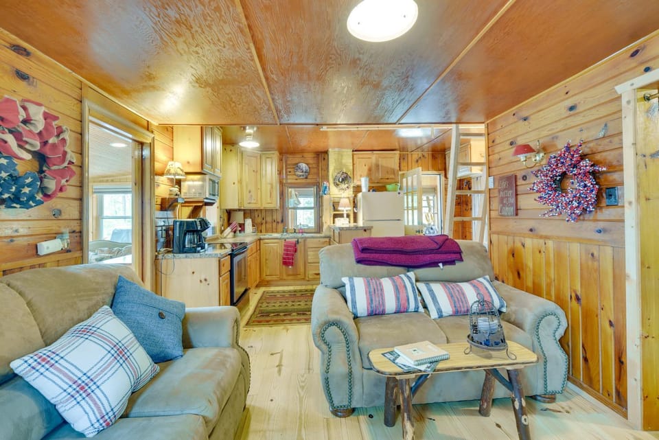 Pet-Friendly Waterfront Minong Cabin with Fire Pit Cabin in Wisconsin