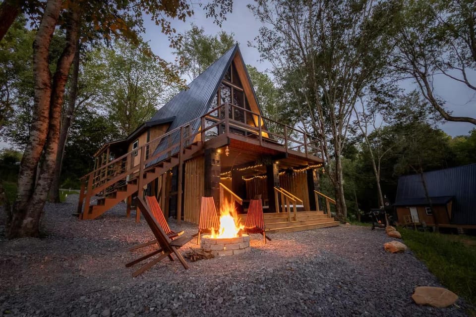 Property building, BBQ facilities, fireplace