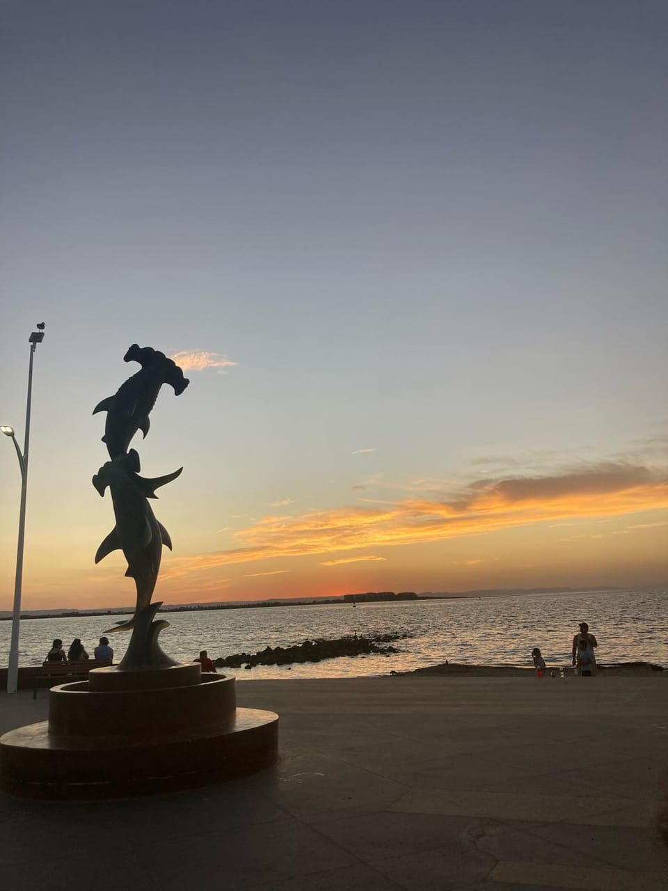 Nearby landmark, Beach, Sunset