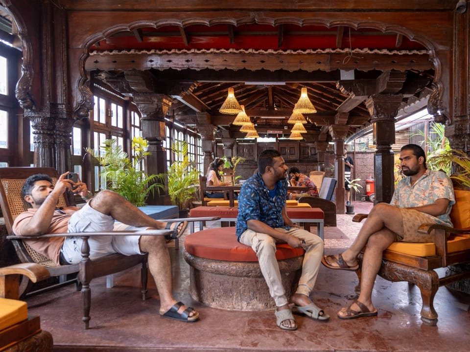 People, Seating area, group of guests
