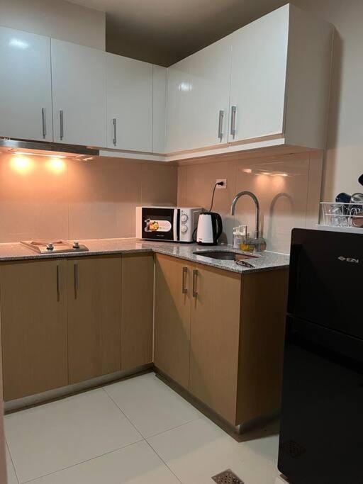 Coffee/tea facilities, Kitchen or kitchenette, minibar, stove