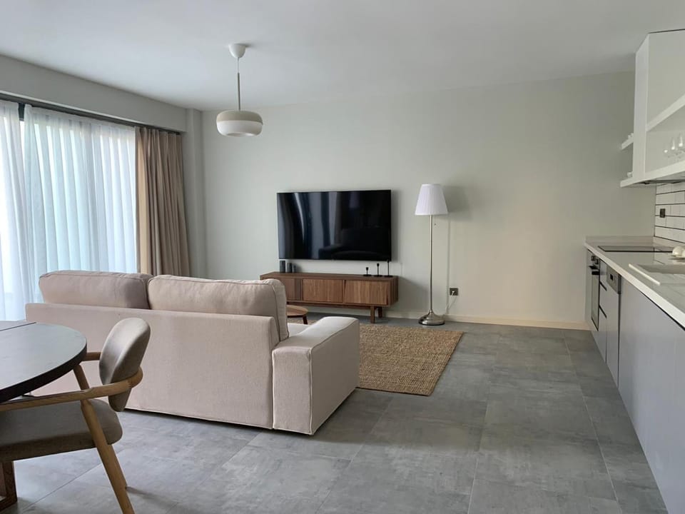 TV and multimedia, Kitchen or kitchenette, Living room, Seating area