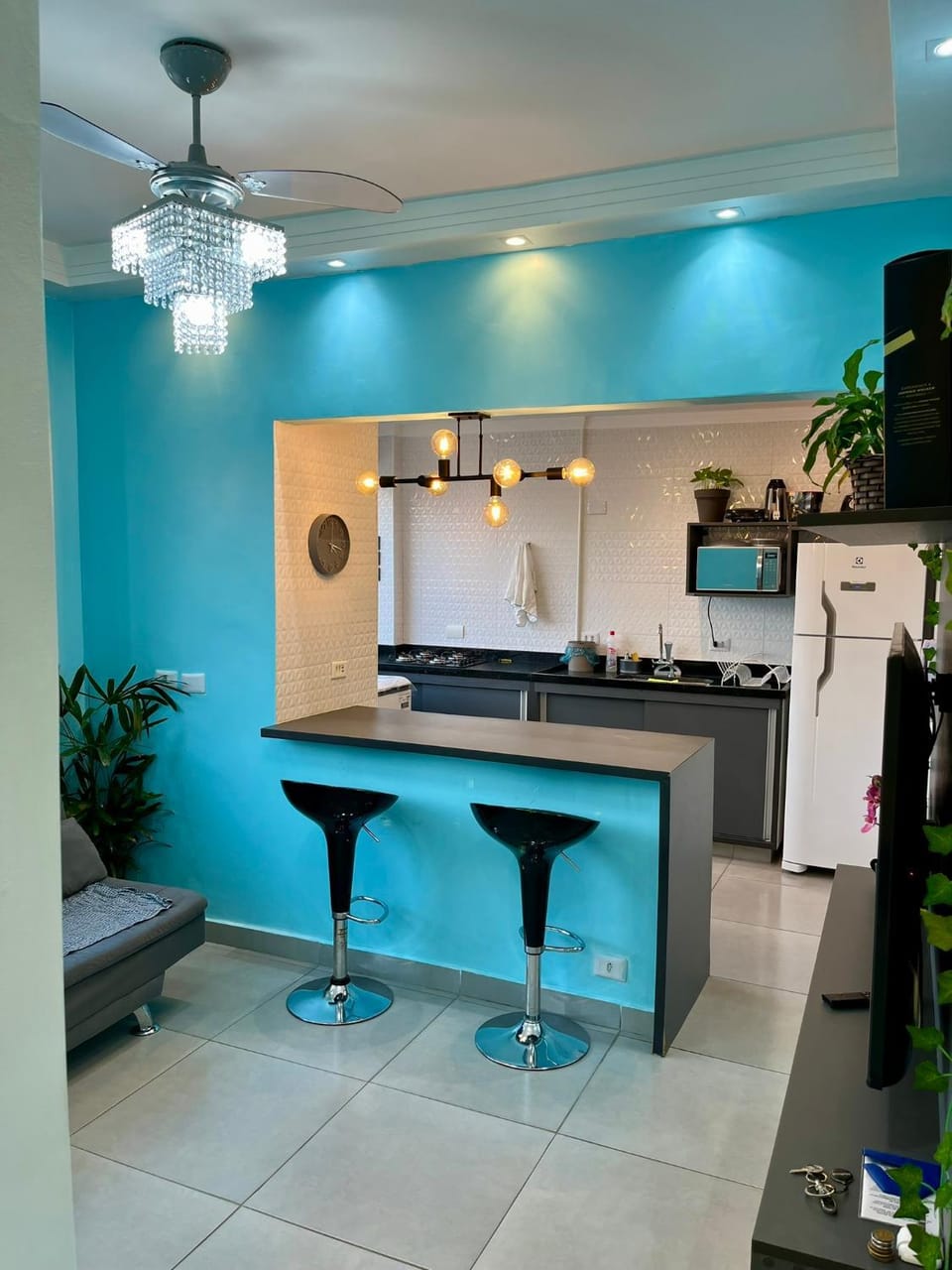 Apartamento pé na areia praia Tombo Apartment in State of São Paulo