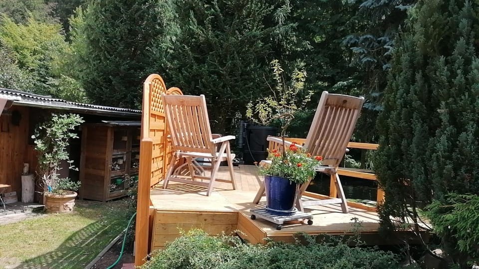 Patio, Spring, Day, Garden, Balcony/Terrace, Garden view, sunbed