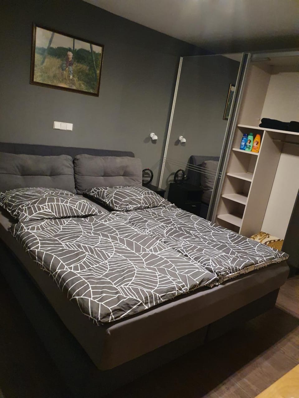 Bed, Bedroom, wardrobe