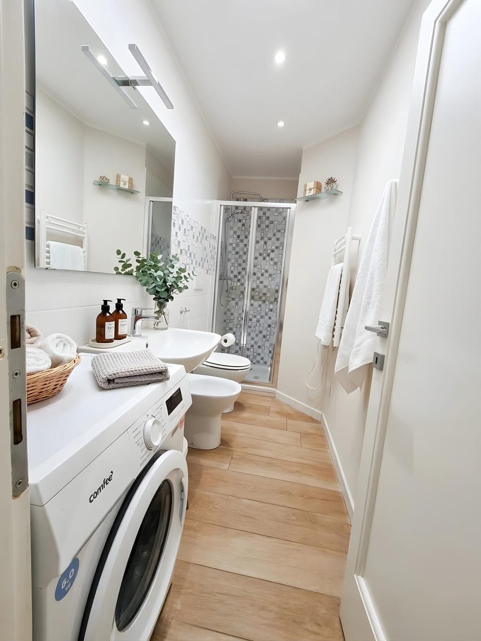 Shower, Toilet, Bathroom, washing machine