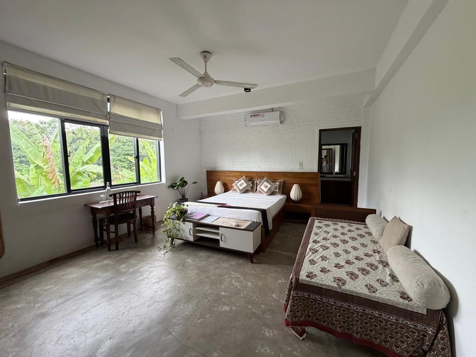 Bedroom, air conditioner