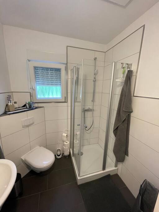 Shower, Toilet, Bathroom, towels