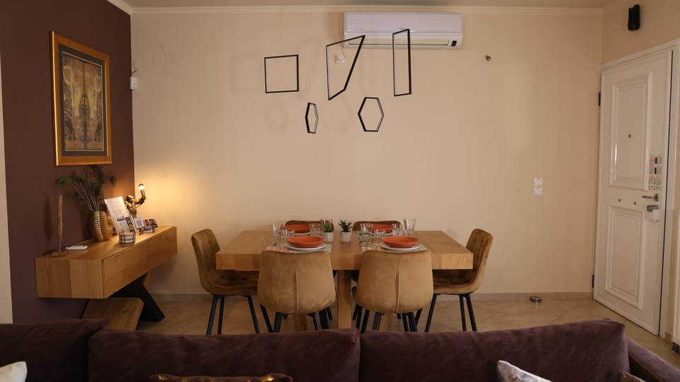 Dining area, air conditioner