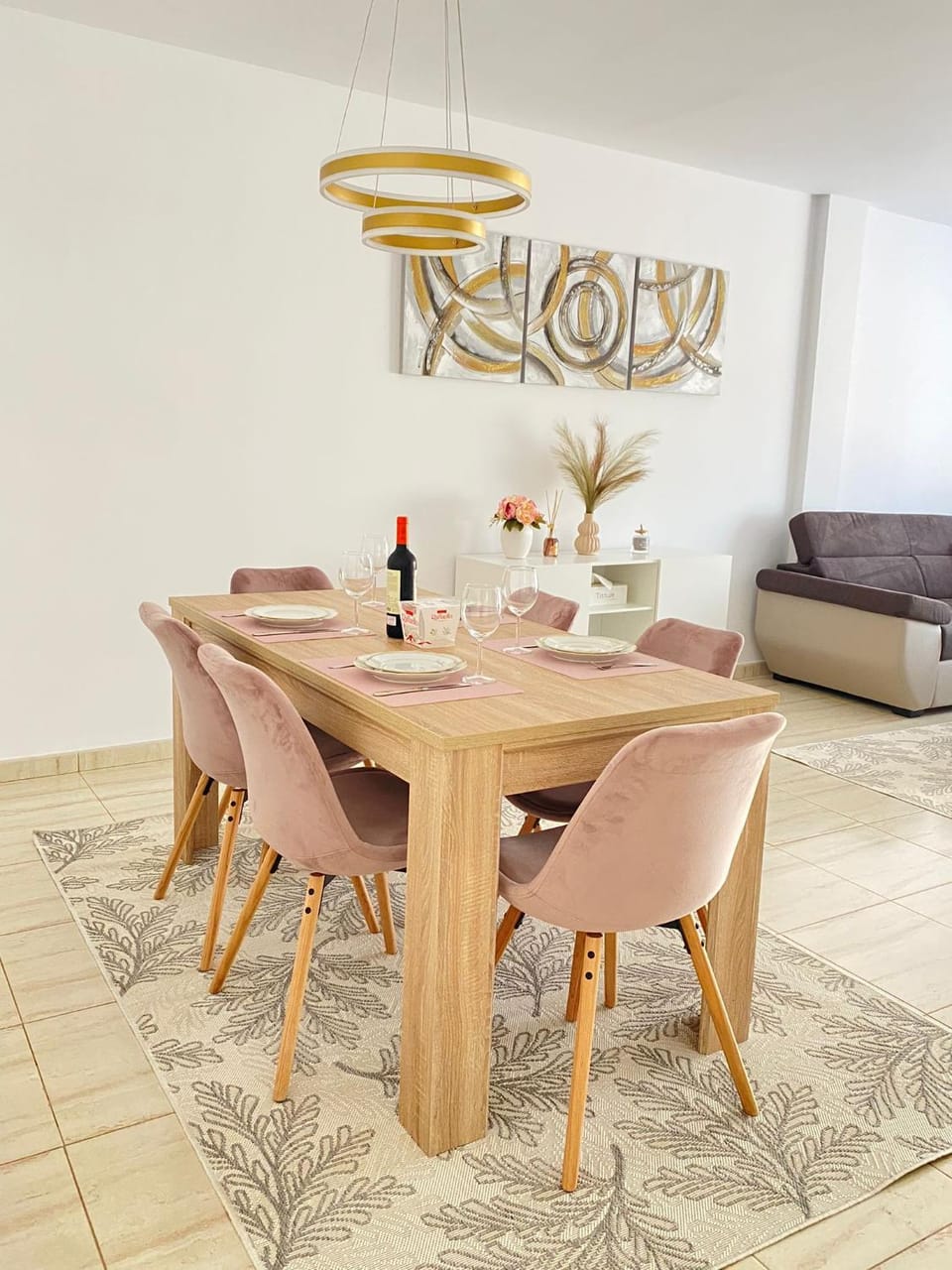 Living room, Seating area, Dining area