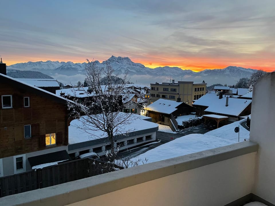 Natural landscape, Mountain view, Sunset