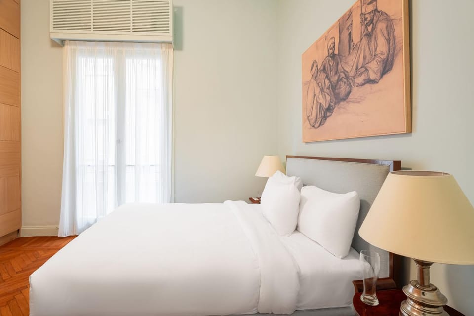 Bed, Bedroom, air conditioner