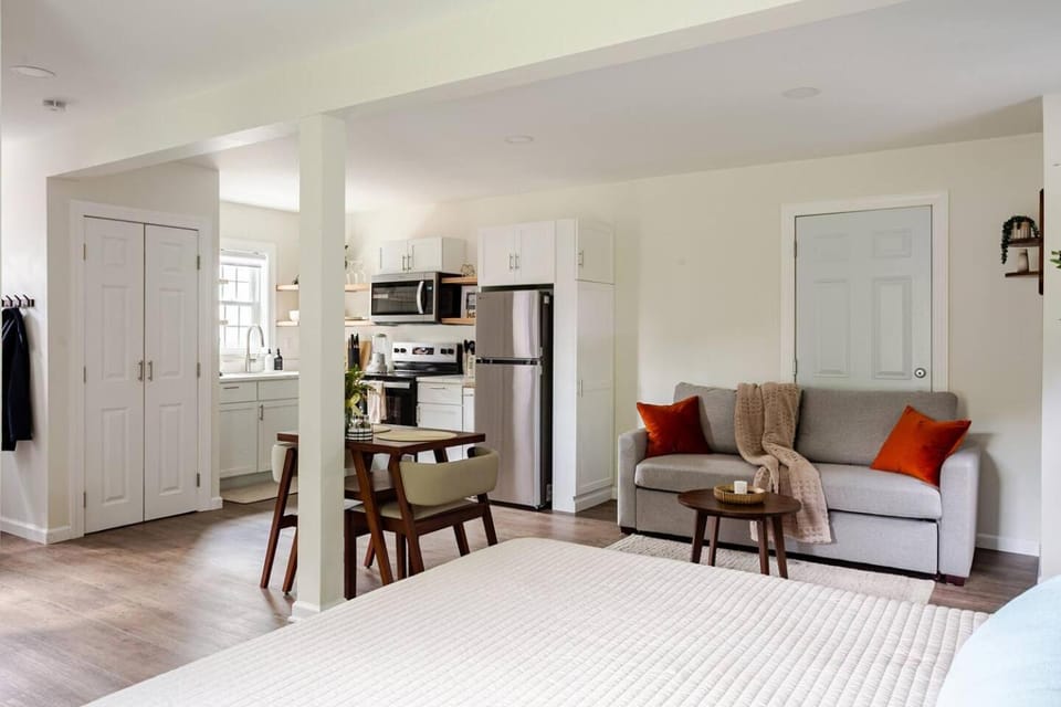 Private Studio Apartment with One King Bed and One Sofa Bed Apartment in Delaware