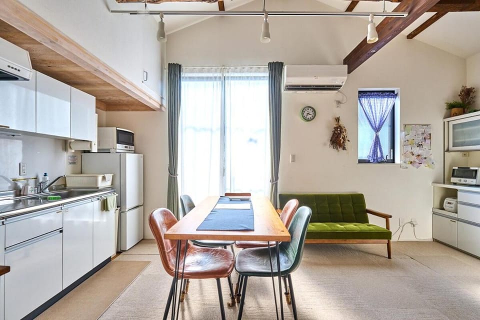 Dining area, air conditioner