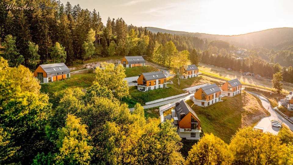 Property building, Day, Neighbourhood, Natural landscape, Bird's eye view