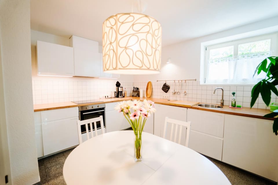 Kitchen or kitchenette, Dining area, Food, stove