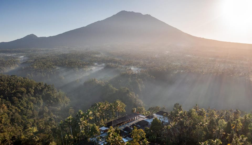 Natural landscape, Mountain view, Sunrise